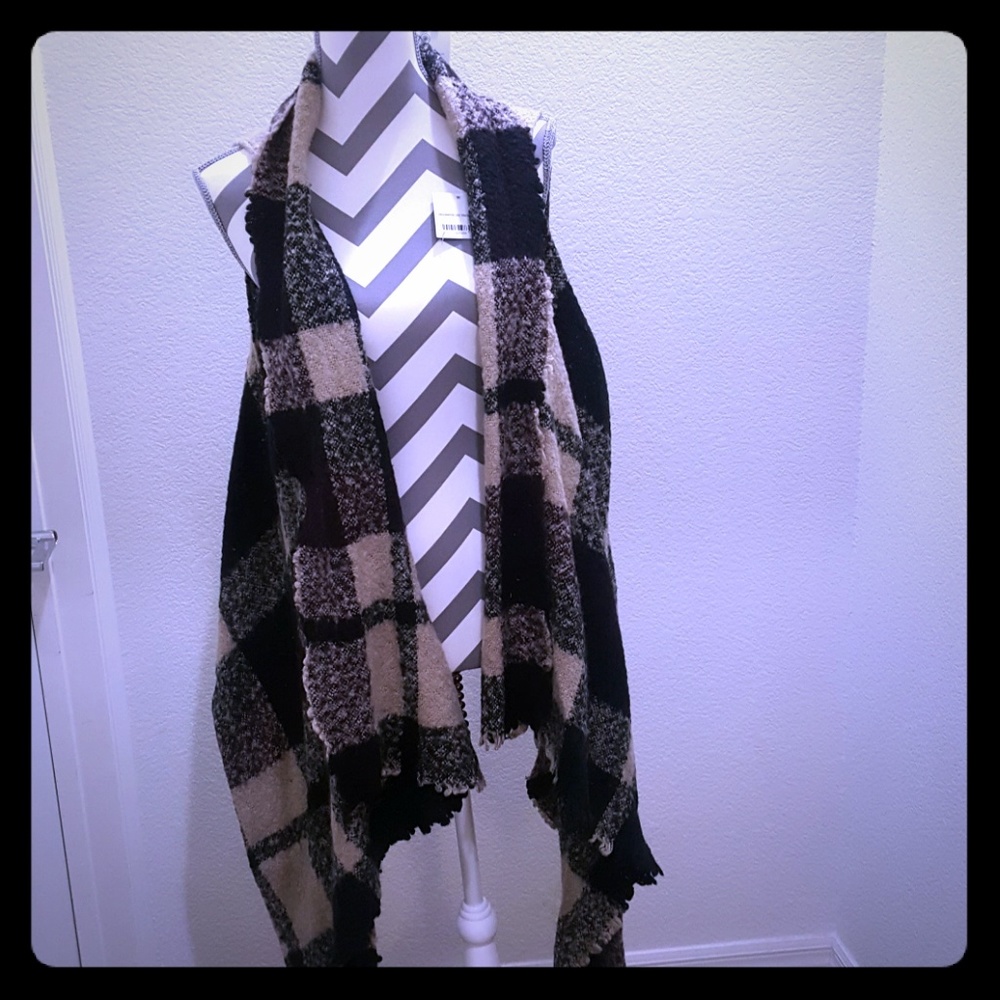 A wool throw